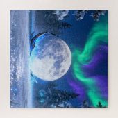Aurora-Vollmond-Puzzle Puzzle (Horizontal)