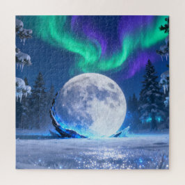 Aurora-Vollmond-Puzzle Puzzle