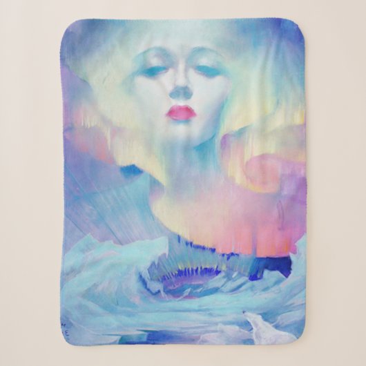 Aurora von Clive Henry Blue Sherpadecke (Vorderseite)