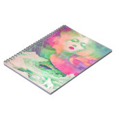 Aurora von Clive Henry farbenfroh pink Notizblock (Linke Seite)