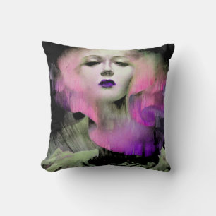 Aurora von Clive Henry Pink violette Nacht Kissen