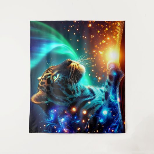 Aurora-Wächter Wandteppich (Vorderseite)