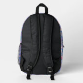 Aurora-Wald Freunde Bedruckter Rucksack (Rückseite)