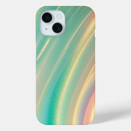 Aurora Wave Abstrakt Phone Case (Rückseite)