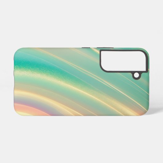 Aurora Wave Abstrakt Phone Case Samsung Galaxy Hülle (Rückseite (Horizontal))