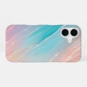 Aurora Wave Pastel Gradient Phone Case iPhone 16 Hülle (Rückseite (Horizontal))