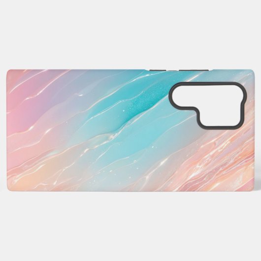 Aurora Wave Pastel Gradient Phone Case Samsung Galaxy Hülle (Rückseite (Horizontal))