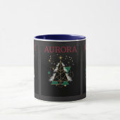 AURORA – Weihnachts-Mug mit Vektorgrafiken für die Tasse (Zentrum)