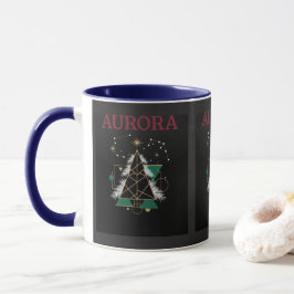 AURORA – Weihnachts-Mug mit Vektorgrafiken für die Tasse