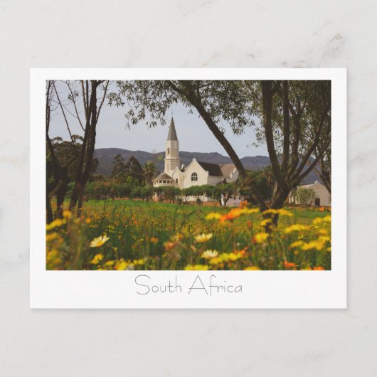 Aurora West Coast Wild senkt Südafrika SA Postkarte (Vorderseite)