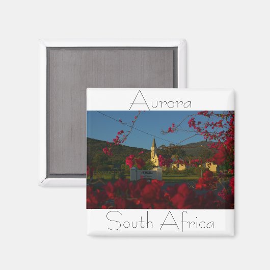 Aurora Western Kapskirche Südafrika SA Magnet (Vorderseite/Rückseite)