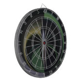 Auroras Embrace: Kosmisches Kaleidoskop Dartscheibe (Vorderseite Links)