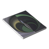 Auroras Embrace: Kosmisches Kaleidoskop Notizblock (angewinkelt)