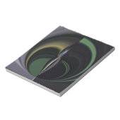 Auroras Embrace: Kosmisches Kaleidoskop Notizblock (Rotiert)