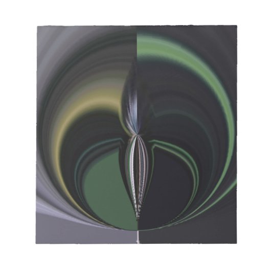 Auroras Embrace: Kosmisches Kaleidoskop Notizblock (Vorderseite)