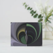 Auroras Embrace: Kosmisches Kaleidoskop Postkarte (Stehend Vorderseite)