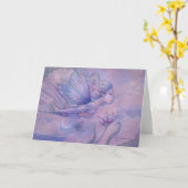 Auroras Flight Fairy Grußkarte Karte (Gelbe Blume)
