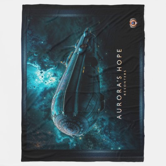 Aurora's Hope, Cosmic Journey by Xzendor7 Fleecedecke (Vorderseite)