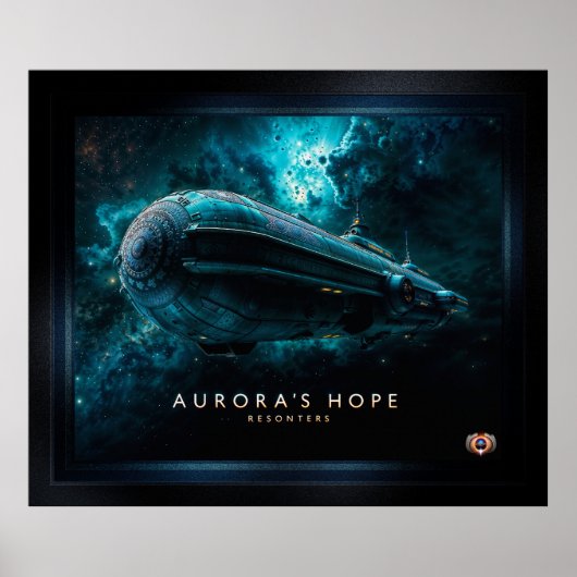 Aurora's Hope, Cosmic Journey by Xzendor7 Poster (Vorne)
