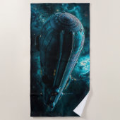 Aurora's Hope, Cosmic Journey by Xzendor7 Strandtuch (Vorderseite)