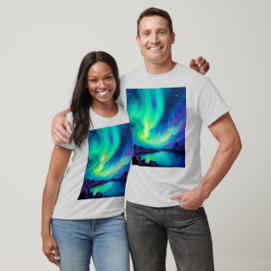 Auroras magisches nächtliches Sky-Tanzdesign T-Shirt