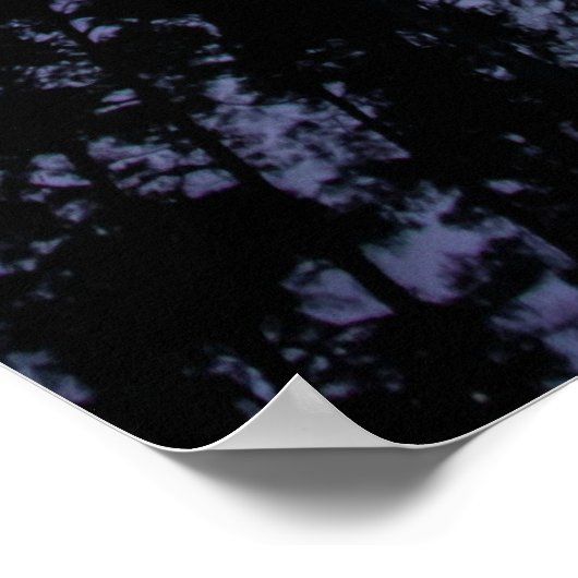 Aury Borealis Night Sky Nature Poster (Ecke)