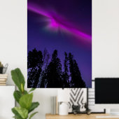 Aury Borealis Night Sky Nature Poster (Heimbüro)