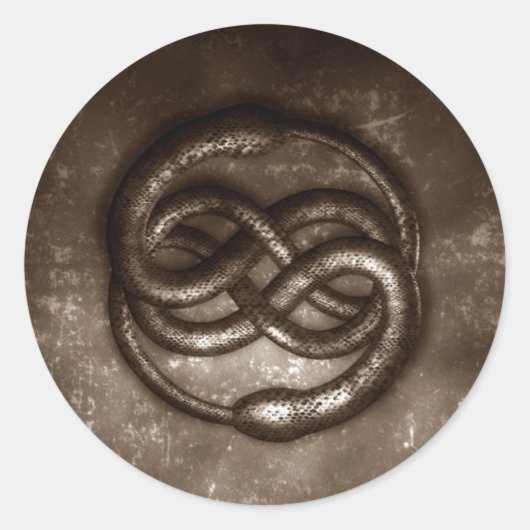 auryn runder aufkleber (Vorderseite)