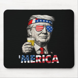 Aus 4. Juli wieder große Shirts Patriotic 4. Mousepad