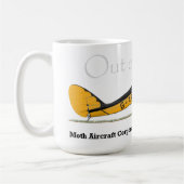Aus Afrika-Kaffee-Tasse mit einem Doppeldecker auf Kaffeetasse (Links)
