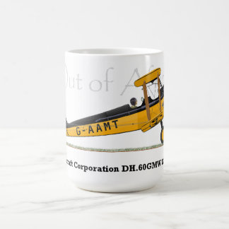 Aus Afrika-Kaffee-Tasse mit einem Doppeldecker auf Kaffeetasse