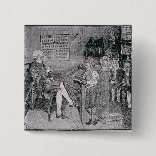 Aus alter Zeit Schule in Pennsylvania Button (Vorderseite)