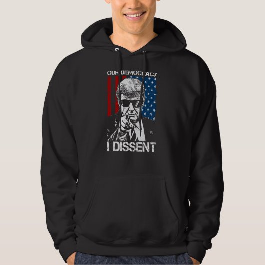 Aus Angst vor unserer Demokratie verweigere ich di Hoodie (Vorderseite)