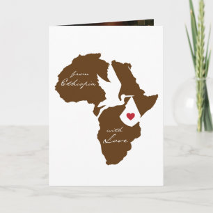 Aus Äthiopien mit Ankündigung der Adoption der Lie