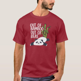 Aus Bambus, keine Ideen mehr Panda T-Shirt