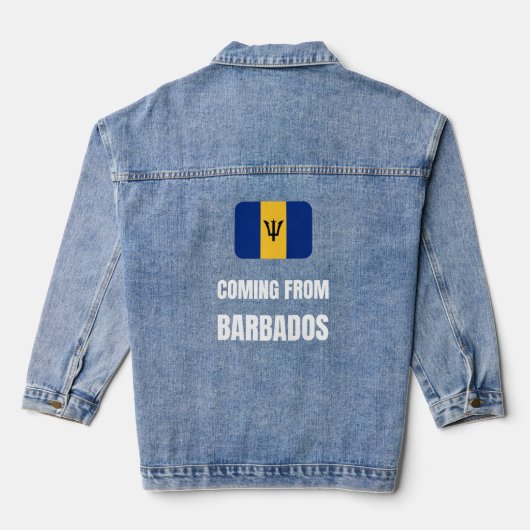 Aus Barbados Jeansjacke (Rückseite)