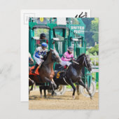 Aus bei Saratoga Postkarte (Vorne/Hinten)