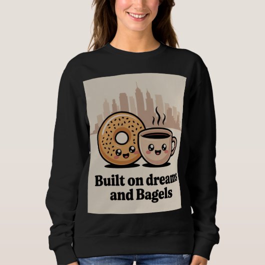 Aus Brooklyn mit Liebe Sweatshirt (Vorderseite)