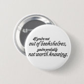 Aus Bücherregalen heraus Button (Vorne & Hinten)