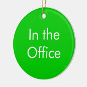 Aus Büro/im Büro-Zeichen heraus Keramikornament (Links)