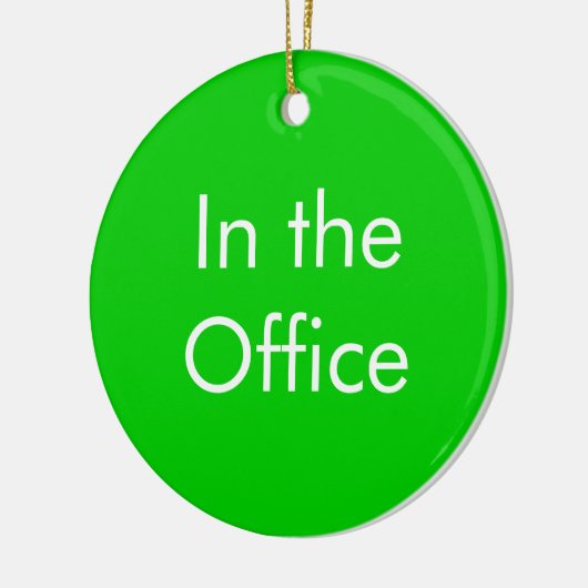 Aus Büro/im Büro-Zeichen heraus Keramikornament (Links)