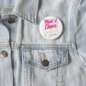 Aus Chaos und Selbstvertrauen - Freche Pinke Button (Beispiel)