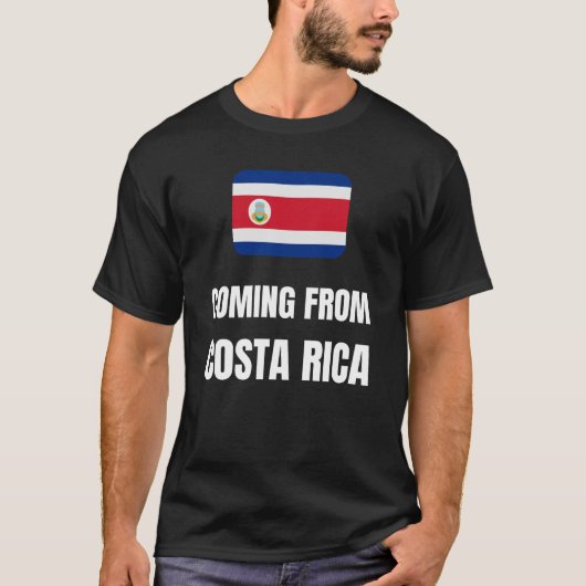 Aus Costa Rica kommend T-Shirt (Vorderseite)