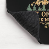Aus dem Atem wandernde Gesellschaft Sommerferien F Mousepad (Ecke)