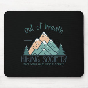 Aus dem Atem wandernde Gesellschaft Wiker Männer F Mousepad