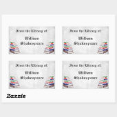 Aus dem benutzerdefinierten Buchzeichen für Gothci Rechteckiger Aufkleber (Blatt)