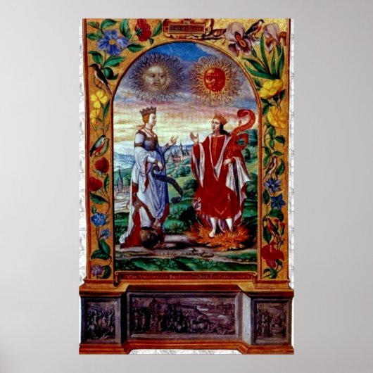 Aus dem Buch der Sonne der Alchimie 2 Poster (Vorne)