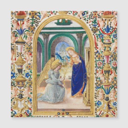 Aus dem Buch der Stunden Urlaub Magnetkarte (Vorderseite)