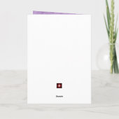 Aus dem Cat Mother Day Foto in Lila Karte (Rückseite)