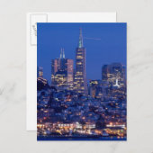 Aus dem Dach des Gefängnisses auf Alcatraz genomme Postkarte (Vorne/Hinten)